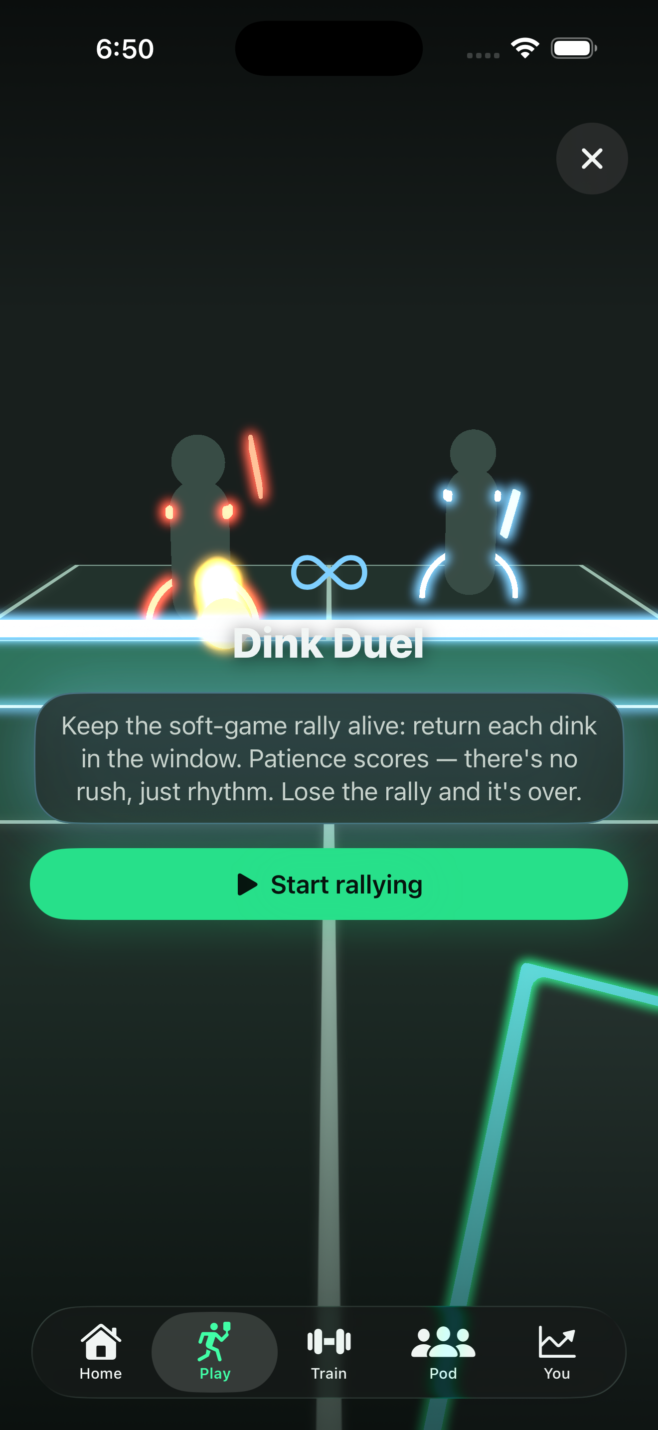 Dink Duel — Pickleballer first-person game